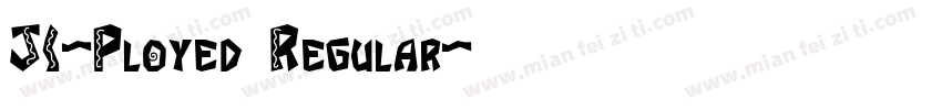JI-Ployed Regular字体转换